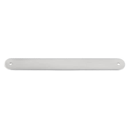 Gliderite Hardware 9-1/2 in. Satin Nickel Rounded Back Plate 7-9/16 in. Center to Center - 9343-192-SN 9343-192-SN-1